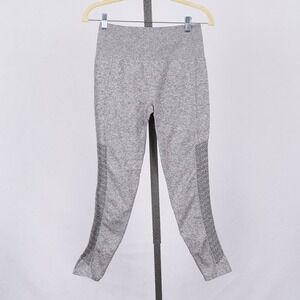 Fabletics Women's Sync Seamless High Waisted 7/8 Legging Gray Heather Size SMALL
